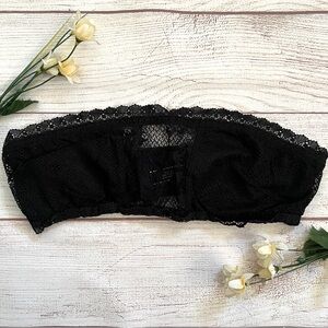 Victoria Secret Black Lace Bandeau